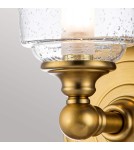 Elstead Lighting Kinkiet Huguenot Lake - 1 źródło światła - Oksydowany mosiądz IP44 FE-HUGOLAKE1BATH-BB Elstead Lighting Kinkiet Huguenot Lake - 1 źródło światła - Oksydowany mosiądz IP44 FE-HUGOLAKE1BATH-BB