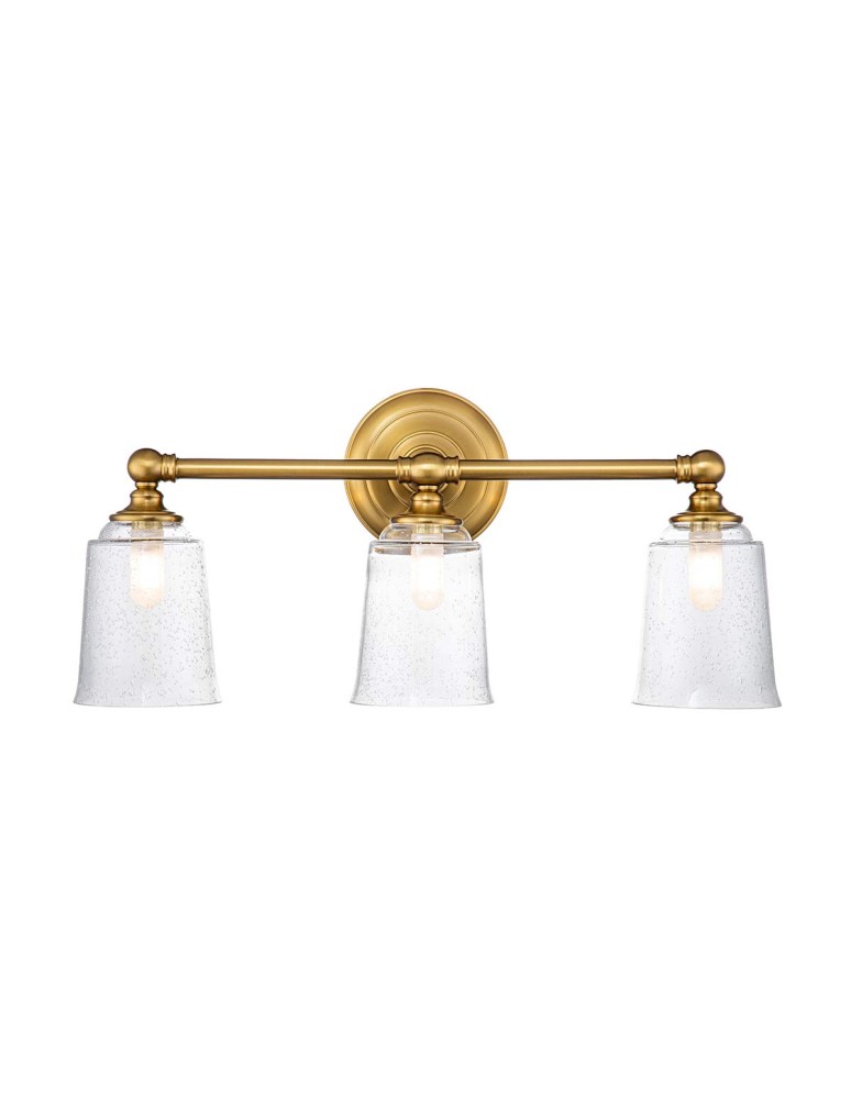 Elstead Lighting Kinkiet Huguenot Lake - 3 źródła światła - Oksydowany mosiądz IP44 FE-HUGOLAKE3BATH-BB Elstead Lighting Kinkiet Huguenot Lake - 3 źródła światła - Oksydowany mosiądz IP44 FE-HUGOLAKE3BATH-BB