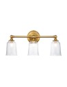 Elstead Lighting Kinkiet Huguenot Lake - 3 źródła światła - Oksydowany mosiądz IP44 FE-HUGOLAKE3BATH-BB Elstead Lighting Kinkiet Huguenot Lake - 3 źródła światła - Oksydowany mosiądz IP44 FE-HUGOLAKE3BATH-BB