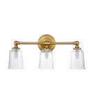 Elstead Lighting Kinkiet Huguenot Lake - 3 źródła światła - Oksydowany mosiądz IP44 FE-HUGOLAKE3BATH-BB Elstead Lighting Kinkiet Huguenot Lake - 3 źródła światła - Oksydowany mosiądz IP44 FE-HUGOLAKE3BATH-BB