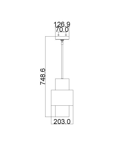 Elstead Lighting Mała lampa wisząca Kenney - 1 źródło światła FE-KENNEY-MP - produkt 2