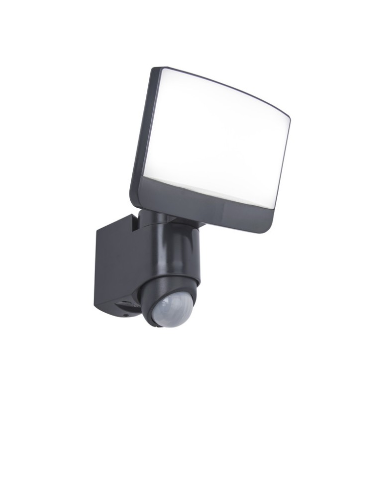 Lutec SUNSHINE - CZUJNIK RUCHU Ścienna LED Szary 7625601345