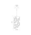 Lampy wiszące - Elstead Lighting Mała lampa wisząca Lexi - 1 źródło światła FE-LEXI-MP - product 2