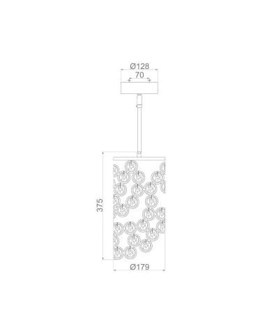 Elstead Lighting Mała lampa wisząca Lexi - 1 źródło światła FE-LEXI-MP - product 2