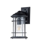 Kinkiety zewnętrzne - Elstead Lighting Średnia latarnia naścienna Lighthouse - 1 źródło światła - Teksturowana czerń IP44 FE-LIGHTHOUSE2-M-BLK - product 2