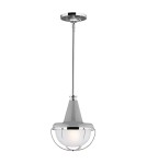 Lampy wiszące - Elstead Lighting Lampa wisząca Livingston - 1 źródło światła FE-LIVINGSTON-P-S - product 1