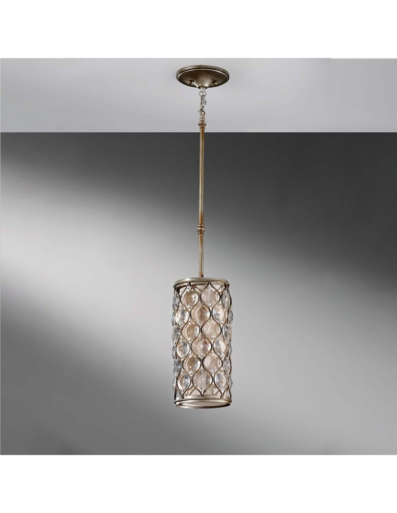 Elstead Lighting Mała lampa wisząca Lucia - 1 źródło światła FE-LUCIA-P-D Elstead Lighting Mała lampa wisząca Lucia - 1 źródło światła FE-LUCIA-P-D