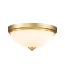 Elstead Lighting Plafon Malibu - 2 źródła światła - Szczotkowany mosiądz IP44 FE-MALIBU-F-BATH-BB Elstead Lighting Plafon Malibu - 2 źródła światła - Szczotkowany mosiądz IP44 FE-MALIBU-F-BATH-BB