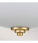 Elstead Lighting Plafon Malibu - 2 źródła światła - Szczotkowany mosiądz IP44 FE-MALIBU-F-BATH-BB Elstead Lighting Plafon Malibu - 2 źródła światła - Szczotkowany mosiądz IP44 FE-MALIBU-F-BATH-BB