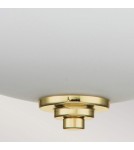 Elstead Lighting Plafon Malibu - 2 źródła światła - Polerowany mosiądz IP44 FE-MALIBU-F-BATH-PB Elstead Lighting Plafon Malibu - 2 źródła światła - Polerowany mosiądz IP44 FE-MALIBU-F-BATH-PB