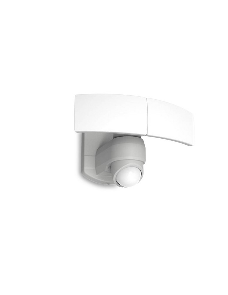 Lampy zewnętrzne z czujnikiem ruchu - Lutec ARC - CZUJNIK RUCHU Ścienna LED Biała satyna 7632201053 - produkt kolory-swiatla.pl 1