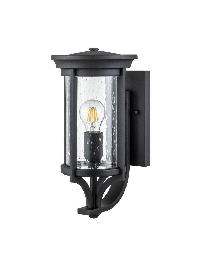 Elstead Lighting Mała latarnia naścienna Merrill - 1 źródło światła - Czarna IP44 FE-MERRILL1-S-BLK Elstead Lighting Mała latarnia naścienna Merrill - 1 źródło światła - Czarna IP44 FE-MERRILL1-S-BLK