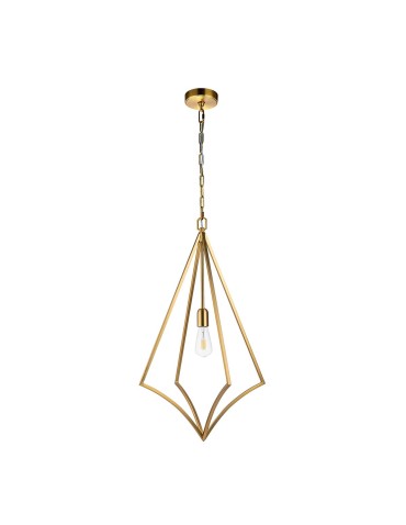 Elstead Lighting Duża lampa wisząca Nico - 1 źródło światła - Oksydowany mosiądz FE-NICO-P-L-BB - produkt 2