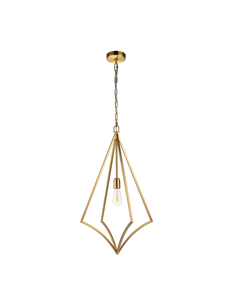 Elstead Lighting Duża lampa wisząca Nico - 1 źródło światła - Oksydowany mosiądz FE-NICO-P-L-BB Elstead Lighting Duża lampa wisząca Nico - 1 źródło światła - Oksydowany mosiądz FE-NICO-P-L-BB