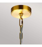 Elstead Lighting Duża lampa wisząca Nico - 1 źródło światła - Oksydowany mosiądz FE-NICO-P-L-BB Elstead Lighting Duża lampa wisząca Nico - 1 źródło światła - Oksydowany mosiądz FE-NICO-P-L-BB