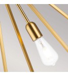 Elstead Lighting Duża lampa wisząca Nico - 1 źródło światła - Oksydowany mosiądz FE-NICO-P-L-BB Elstead Lighting Duża lampa wisząca Nico - 1 źródło światła - Oksydowany mosiądz FE-NICO-P-L-BB
