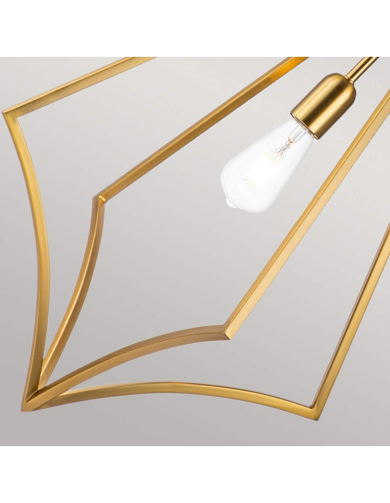 Elstead Lighting Duża lampa wisząca Nico - 1 źródło światła - Oksydowany mosiądz FE-NICO-P-L-BB Elstead Lighting Duża lampa wisząca Nico - 1 źródło światła - Oksydowany mosiądz FE-NICO-P-L-BB