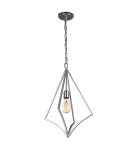 Lampy wiszące - Elstead Lighting Średnia lampa wisząca Nico - 1 źródło światła - Polerowany chrom FE-NICO-P-M-CH - product 1
