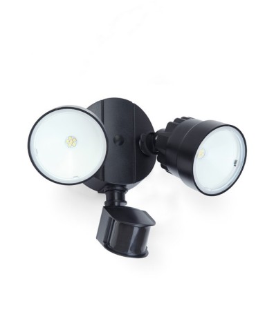 Lutec SHRIMP - CZUJNIK RUCHU Ścienna LED Czarny 7622104330