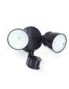 Lutec SHRIMP - CZUJNIK RUCHU Ścienna LED Czarny 7622104330