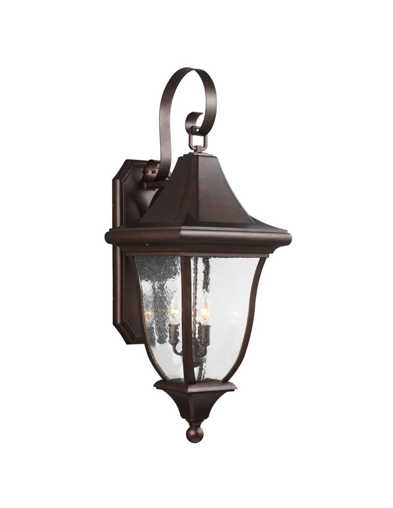 Elstead Lighting Duża latarnia naścienna Oakmont - 3 źródła światła IP44 FE-OAKMONT2-L