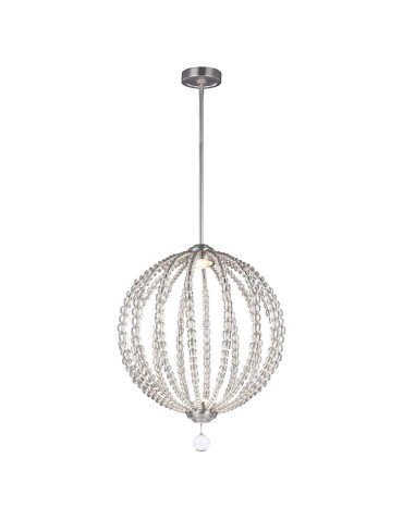 Elstead Lighting Średnia lampa wisząca LED Oberlin FE-OBERLIN-P-M