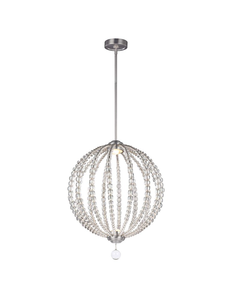 Elstead Lighting Średnia lampa wisząca LED Oberlin FE-OBERLIN-P-M