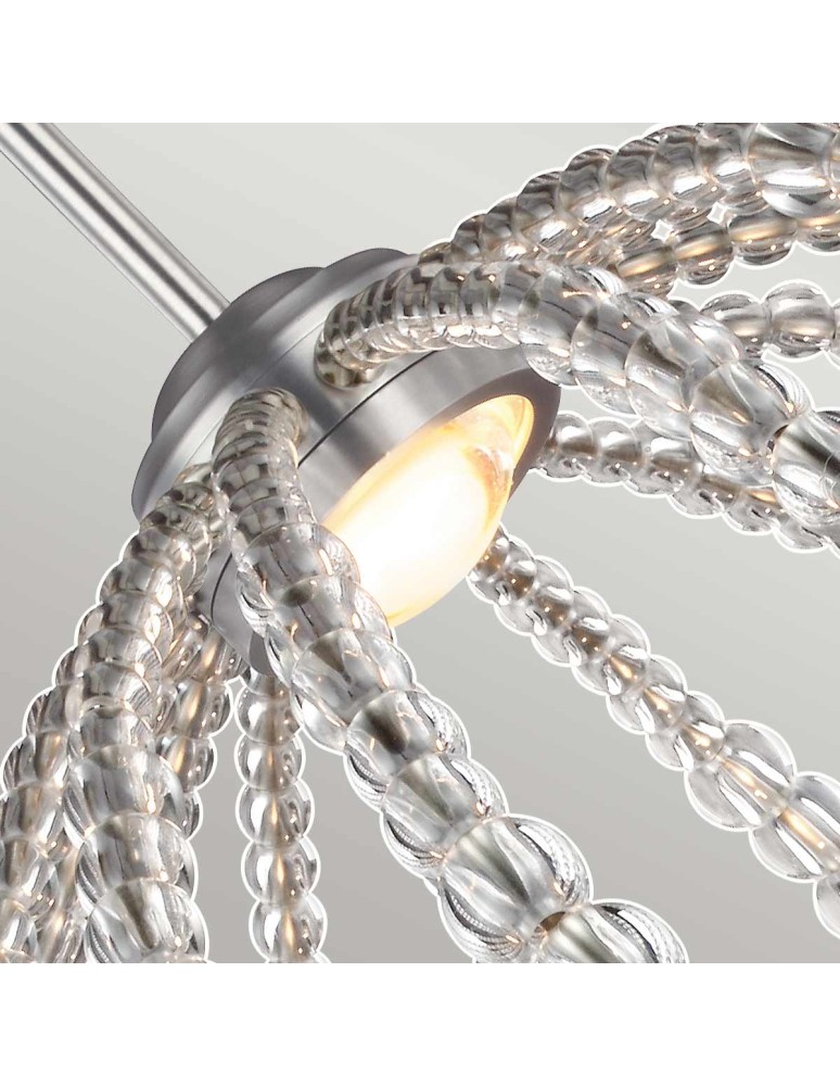 Lampy wiszące - Elstead Lighting Średnia lampa wisząca LED Oberlin FE-OBERLIN-P-M - product kolory-swiatla.pl 2