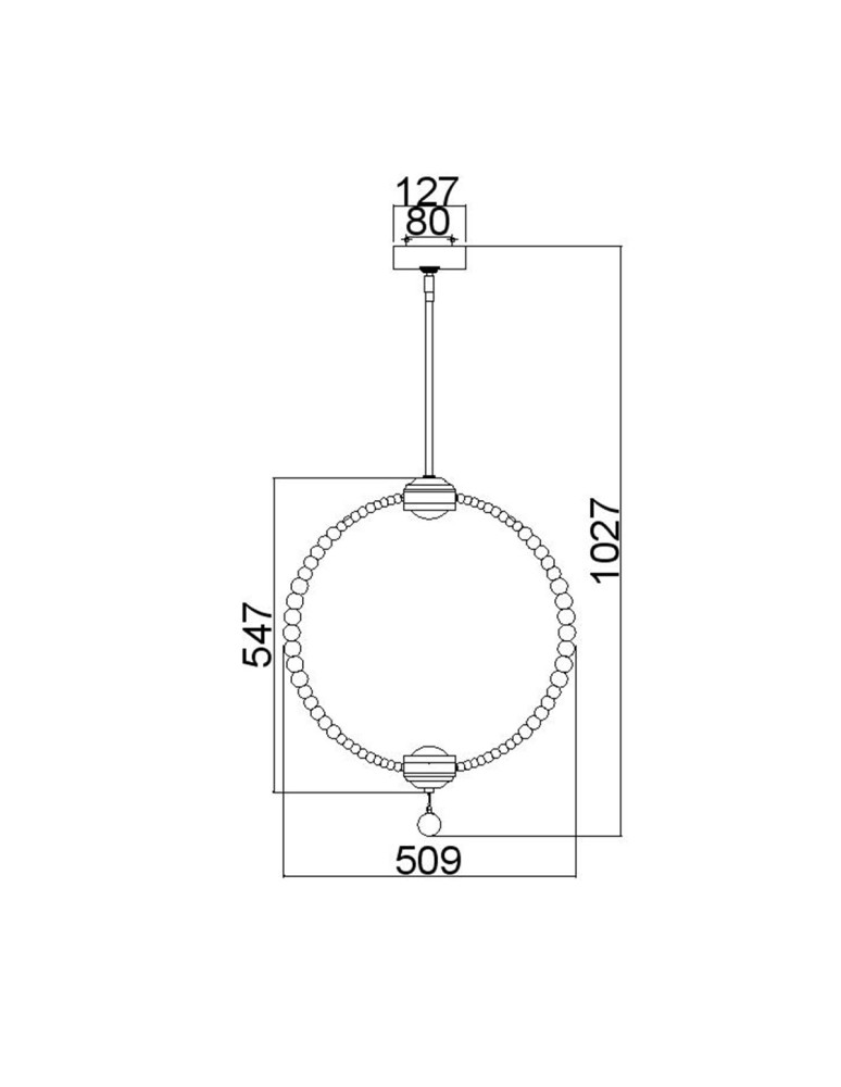 Lampy wiszące - Elstead Lighting Średnia lampa wisząca LED Oberlin FE-OBERLIN-P-M - product kolory-swiatla.pl 4