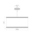 Elstead Lighting Lampa wisząca Pave - 3 źródła światła FE-PAVE-P-M Elstead Lighting Lampa wisząca Pave - 3 źródła światła FE-PAVE-P-M