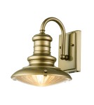 Elstead Lighting Mała latarnia naścienna Redding Station - 1 źródło światła - Postarzany brąz IP44 FE-REDDING2-S-PDB Elstead Lighting Mała latarnia naścienna Redding Station - 1 źródło światła - Postarzany brąz IP44 FE-REDDING2-S-PDB