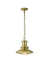 Elstead Lighting Średnia latarnia wisząca Redding Station - 1 źródło światła - Postarzany brąz IP44 FE-REDDING8-M-PDB