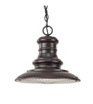 Elstead Lighting Średnia latarnia wisząca Redding Station - 1 źródło światła - Ciemnobrązowa IP44 FE-REDDING8-M-RB Elstead Lighting Średnia latarnia wisząca Redding Station - 1 źródło światła - Ciemnobrązowa IP44 FE-REDDING8-M-RB