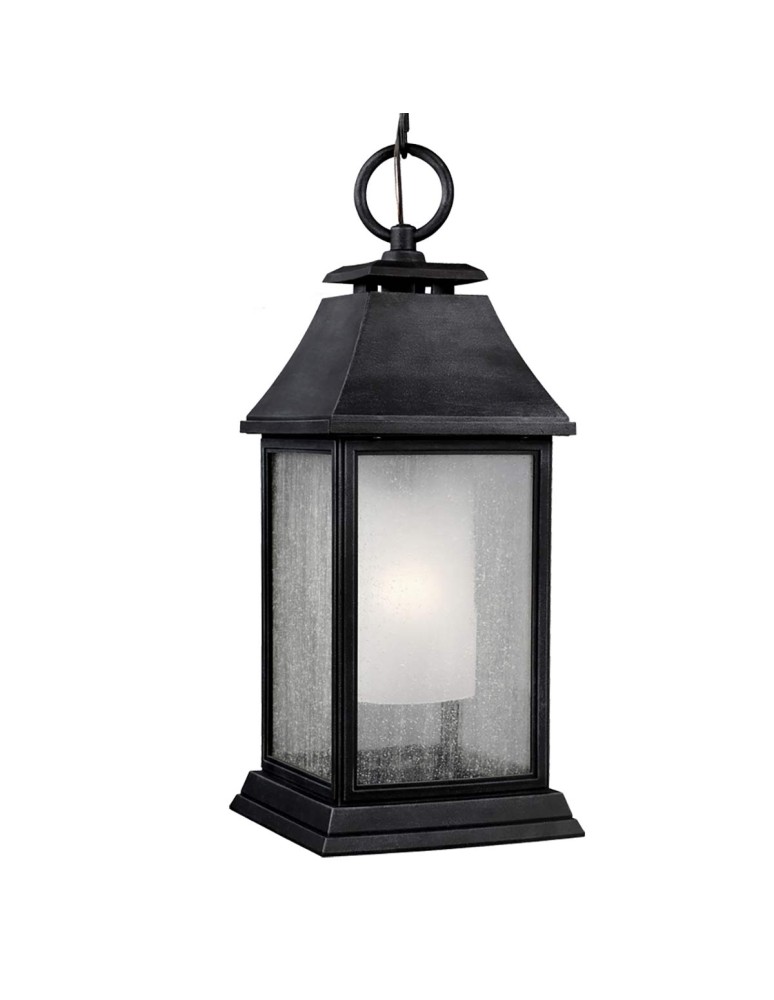 Elstead Lighting Duża latarnia wisząca Shepherd - 1 źródło światła IP44 FE-SHEPHERD-8L