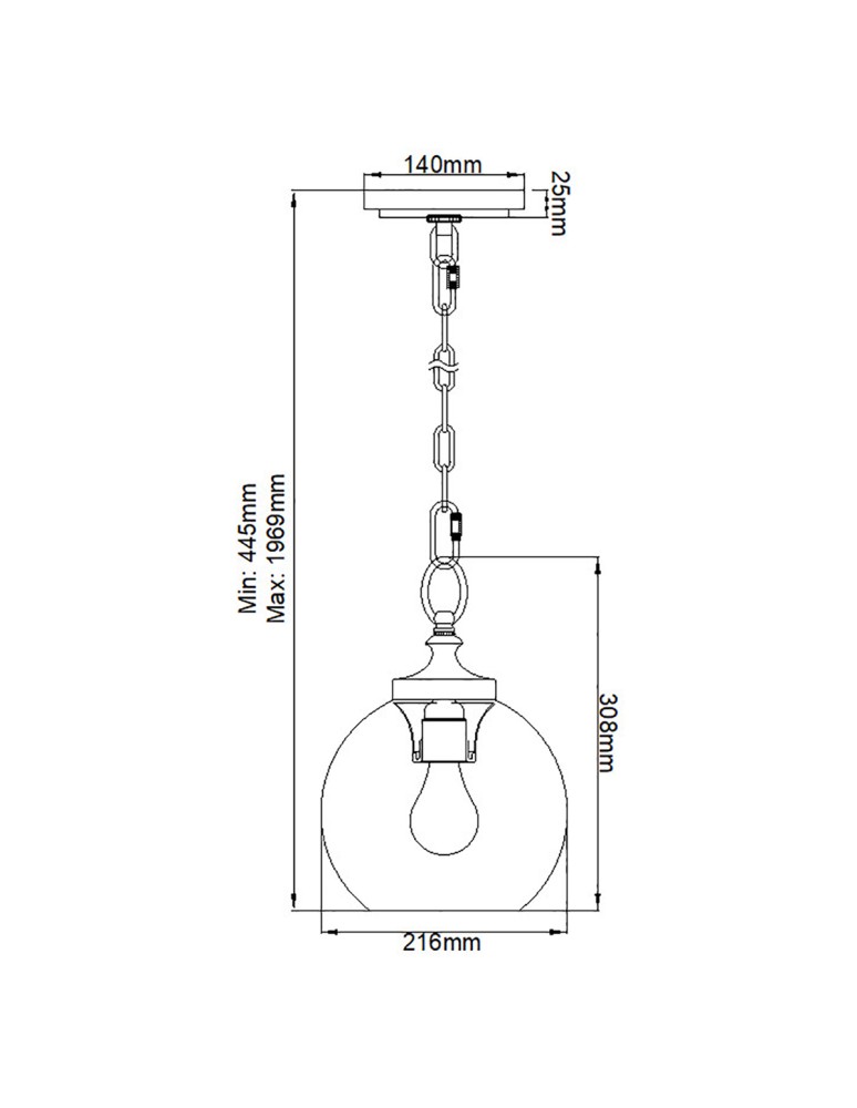 Elstead Lighting Lampa wisząca Tabby - 1 źródło światła - Oksydowany mosiądz FE-TABBY-P-S-BB Elstead Lighting Lampa wisząca Tabby - 1 źródło światła - Oksydowany mosiądz FE-TABBY-P-S-BB