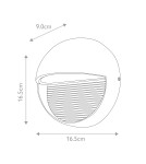 Kinkiety zewnętrzne - Elstead Lighting Latarnia naścienna Freyr - 1 źródło światła IP54 FREYR-R - product 4