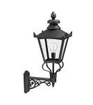 Kinkiety zewnętrzne - Elstead Lighting Latarnia naścienna Grampian - 1 źródło światła IP44 GB1-BLACK - product 1