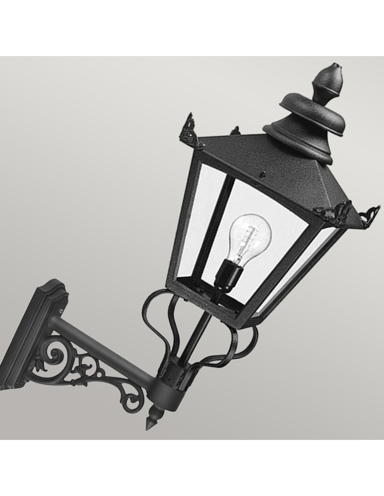 Elstead Lighting Latarnia naścienna Grampian - 1 źródło światła IP44 GB1-BLACK
