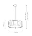 Lampy wiszące - Elstead Lighting Duża lampa wisząca Lemuria - 3 źródła światła GN-LEMURIA-P-L - product 7