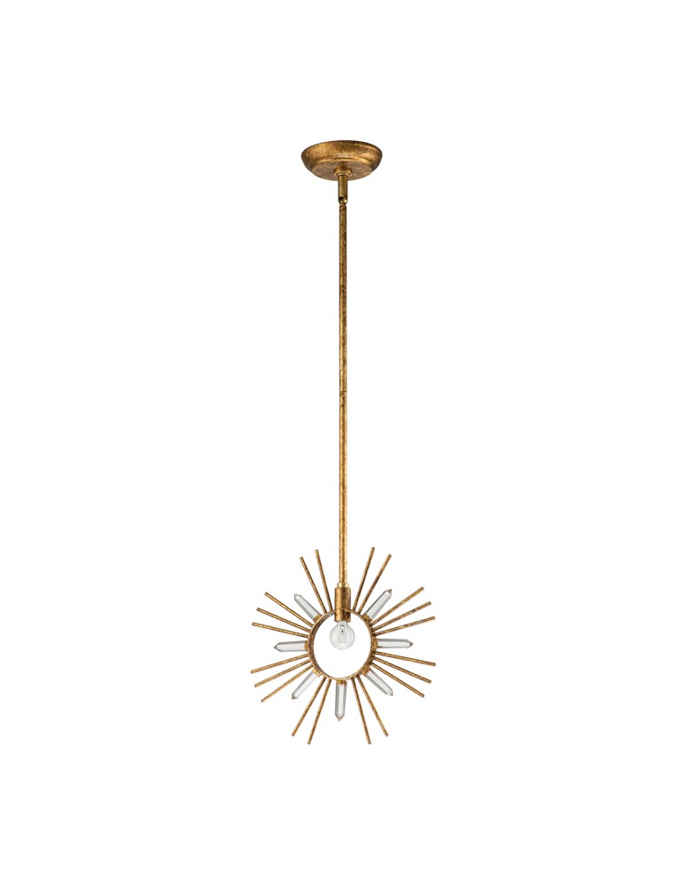 Elstead Lighting Lampa wisząca Sun King - 1 źródło światła GN-SUN-KING-P-G Elstead Lighting Lampa wisząca Sun King - 1 źródło światła GN-SUN-KING-P-G