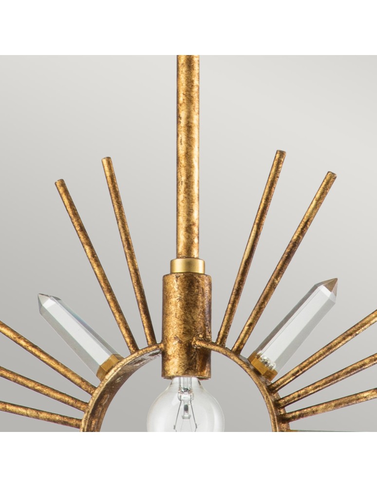 Elstead Lighting Lampa wisząca Sun King - 1 źródło światła GN-SUN-KING-P-G Elstead Lighting Lampa wisząca Sun King - 1 źródło światła GN-SUN-KING-P-G