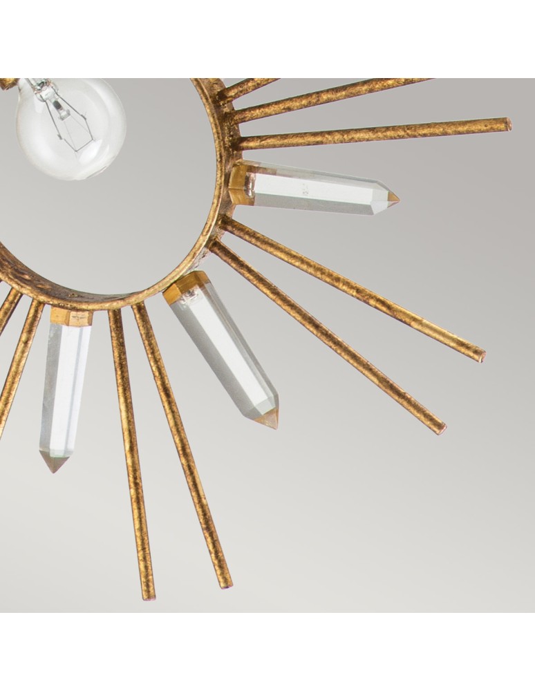 Elstead Lighting Lampa wisząca Sun King - 1 źródło światła GN-SUN-KING-P-G Elstead Lighting Lampa wisząca Sun King - 1 źródło światła GN-SUN-KING-P-G