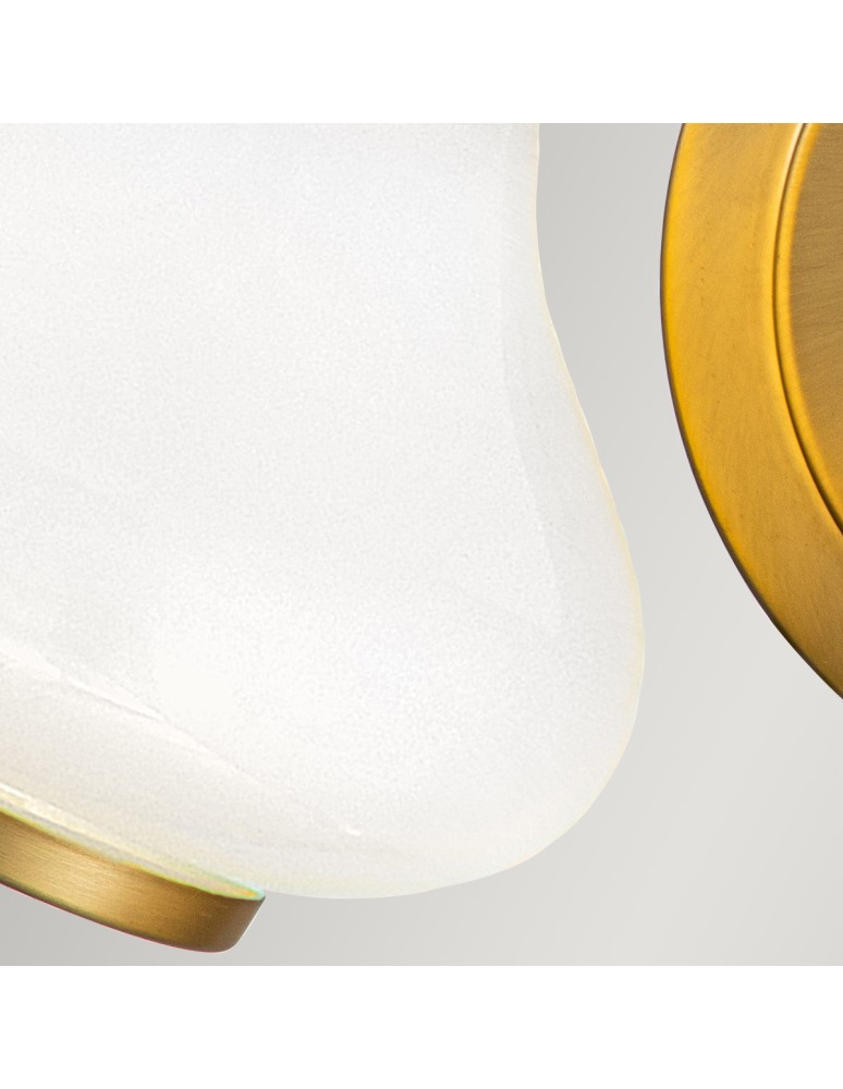 Elstead Lighting Kinkiet Ainsley - 2 źródła światła - Szczotkowany mosiądz IP44 HK-AINSLEY2-BATH-BB