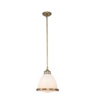 Lampy wiszące - Elstead Lighting Średnia lampa wisząca Amelia - 1 źródło światła - Stary mosiądz HK-AMELIA-P-M-HB - product 1
