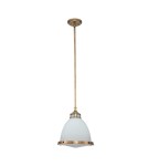 Lampy wiszące - Elstead Lighting Średnia lampa wisząca Amelia - 1 źródło światła - Stary mosiądz HK-AMELIA-P-M-HB - product 2