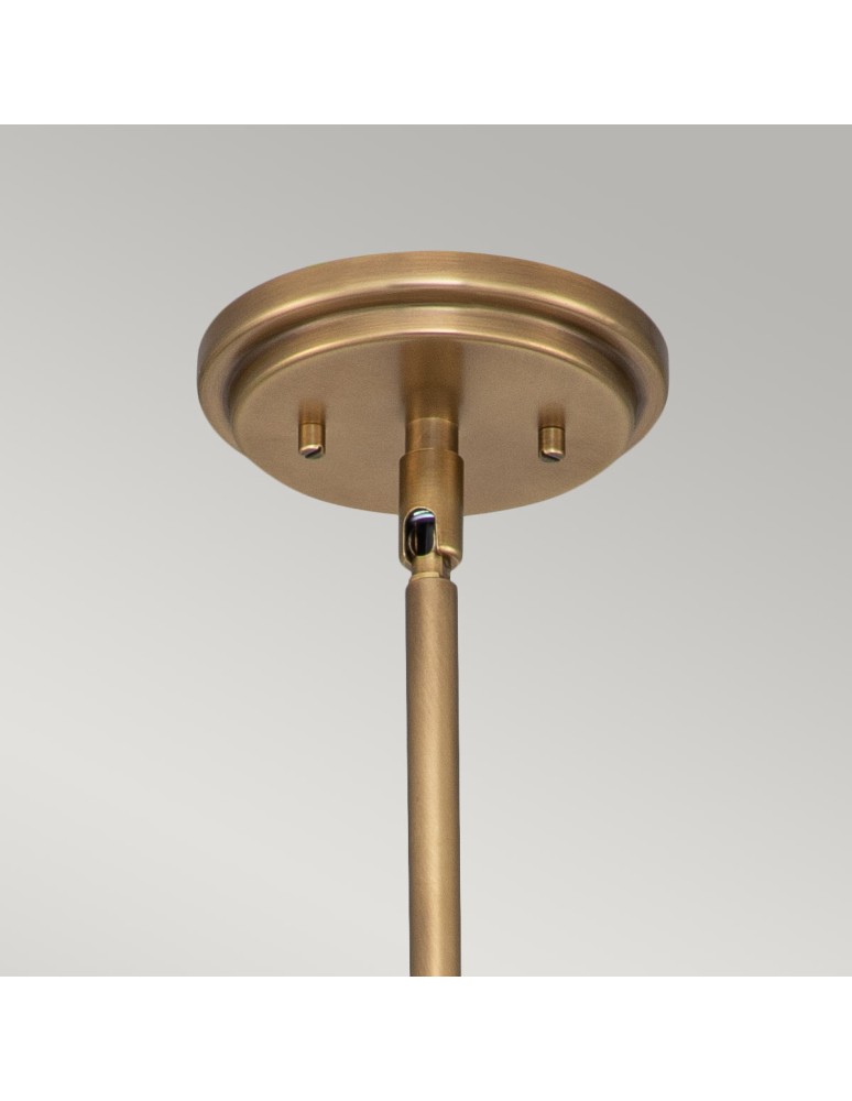 Elstead Lighting Średnia lampa wisząca Amelia - 1 źródło światła - Stary mosiądz HK-AMELIA-P-M-HB