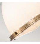 Lampy wiszące - Elstead Lighting Średnia lampa wisząca Amelia - 1 źródło światła - Stary mosiądz HK-AMELIA-P-M-HB - product 5