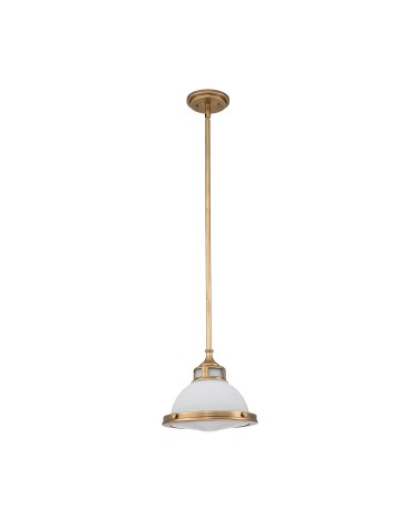 Elstead Lighting Mała lampa wisząca Amelia - 1 źródło światła - Stary mosiądz HK-AMELIA-P-S-HB - produkt 2
