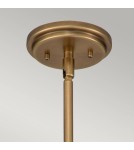 Elstead Lighting Mała lampa wisząca Amelia - 1 źródło światła - Stary mosiądz HK-AMELIA-P-S-HB Elstead Lighting Mała lampa wisząca Amelia - 1 źródło światła - Stary mosiądz HK-AMELIA-P-S-HB