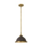 Elstead Lighting Mała lampa wisząca Amelia - 1 źródło światła - Brązowa HK-AMELIA-P-S-RB Elstead Lighting Mała lampa wisząca Amelia - 1 źródło światła - Brązowa HK-AMELIA-P-S-RB